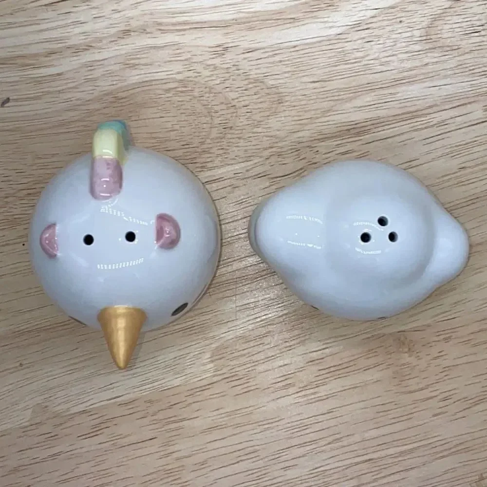 Smoko Inc Unicorn and Cloud Ceramic Salt and Pepper Shakers